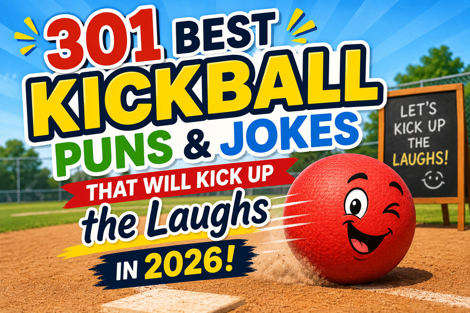 funny kickball puns & jokes