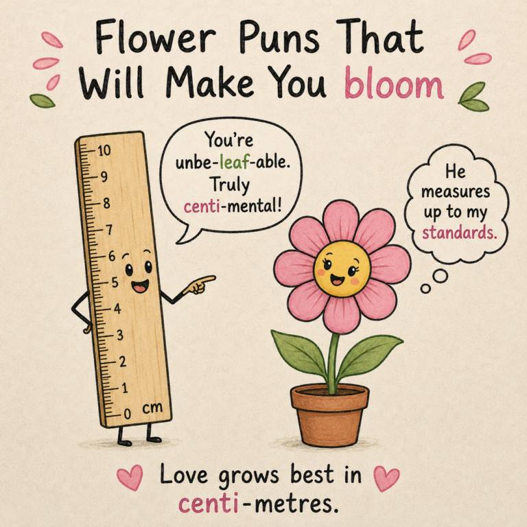 Cute and Clever Flower Puns