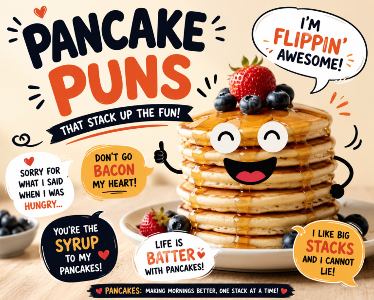 funny pancake puns