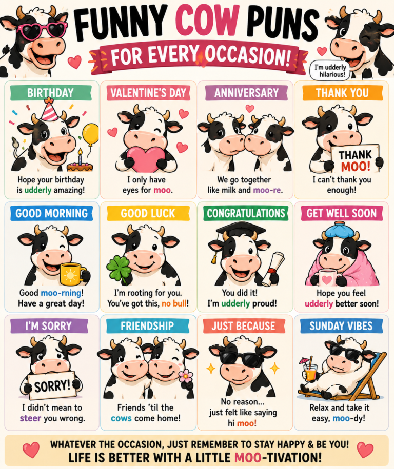 Funny Cow Puns for Every Occasion