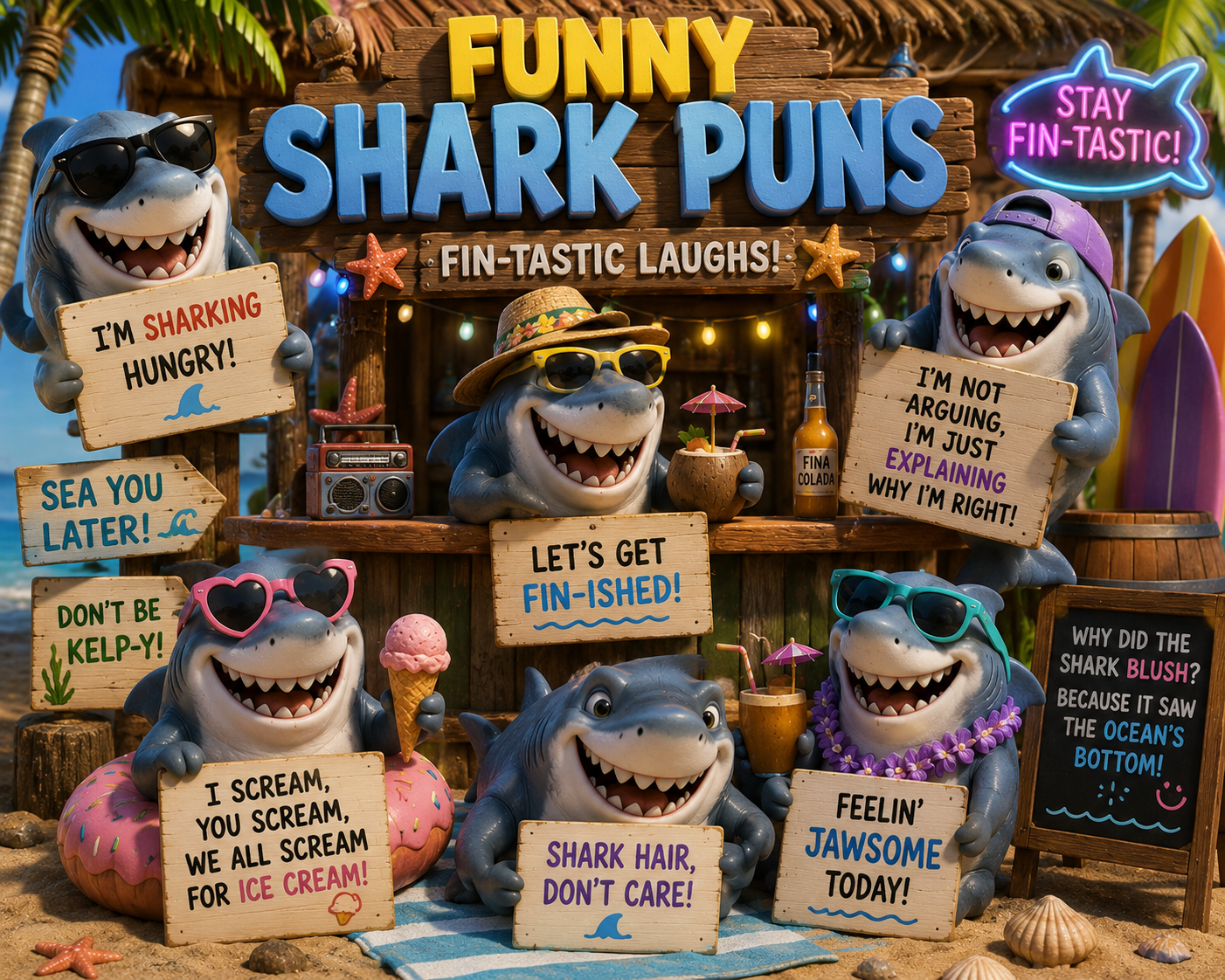 Funny Shark Puns