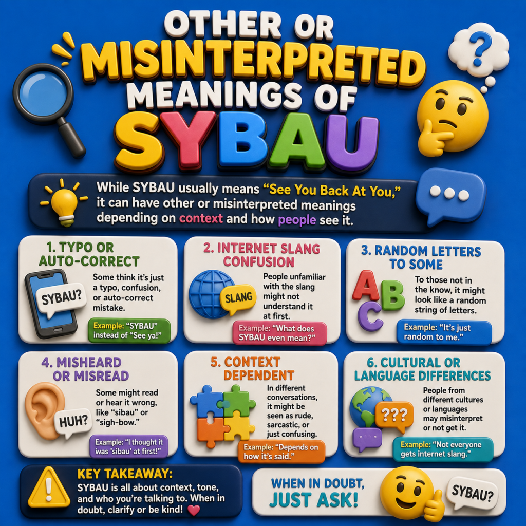 Other or Misinterpreted Meanings of SYBAU
