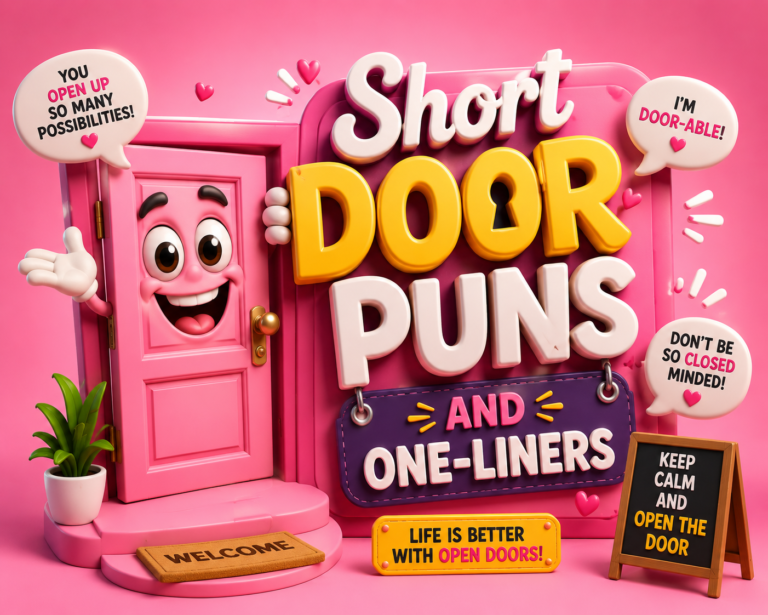 Short Door Puns and One-Liners
