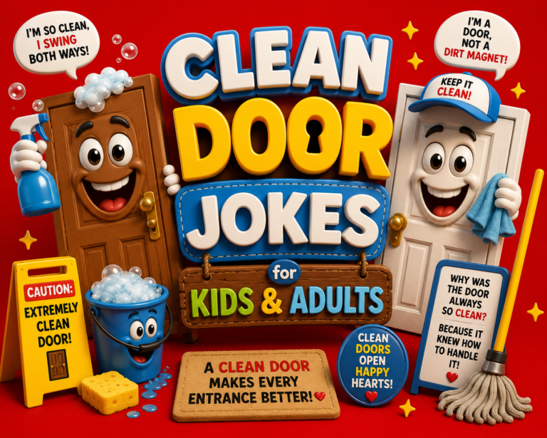 Clean Door Jokes for Kids and Adults