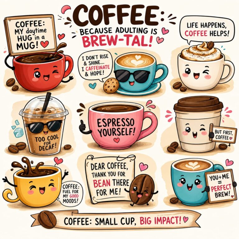 Coffee-Themed Laughter Puns