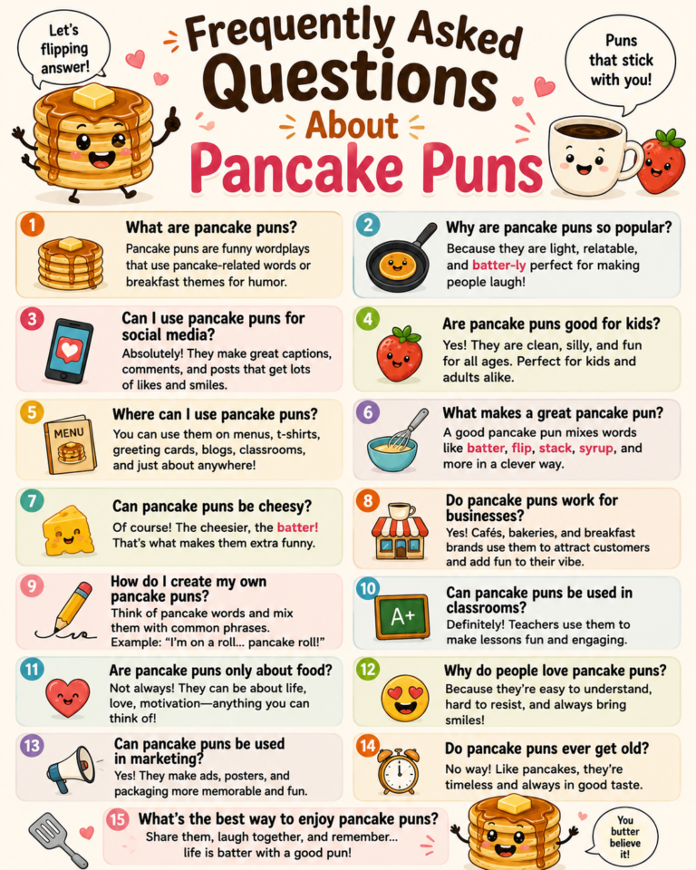 Frequently Asked Questions About Pancake Puns