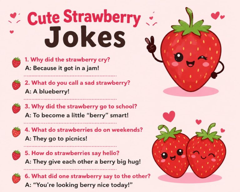 🧸 Cute Berry jokes for Kids