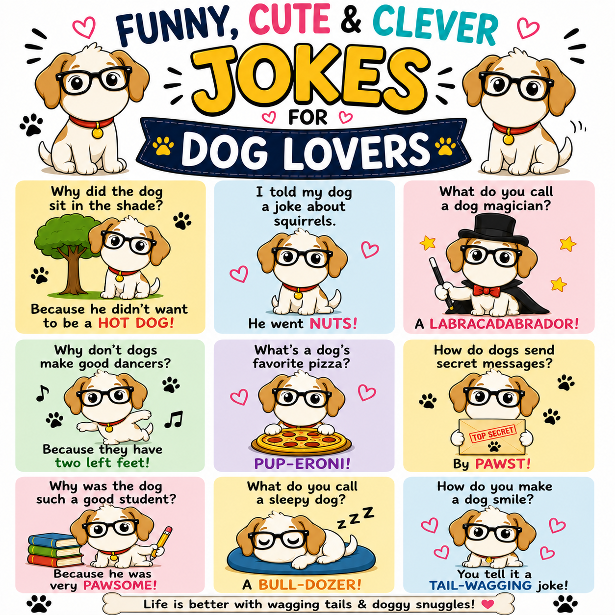cute, funny Dog puns