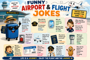 funny travel puns & jokes