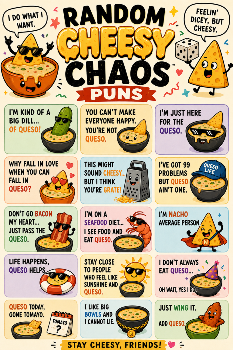 🎲 Random Cheesy Chaos Puns