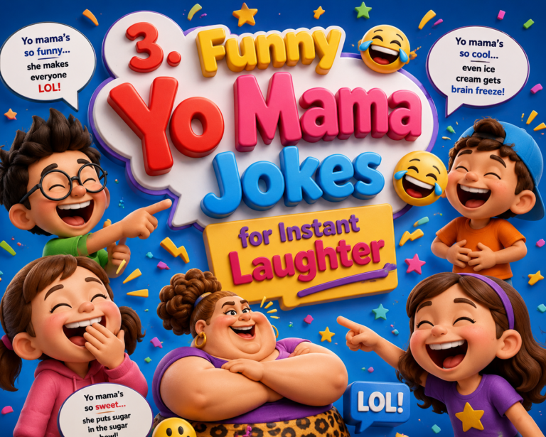 3. Funny Yo Mama Jokes for Instant Laughter