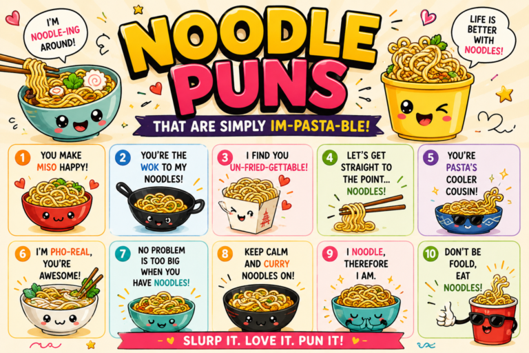 hilarious, Romantic, and Family-Friendly Noodle Humor