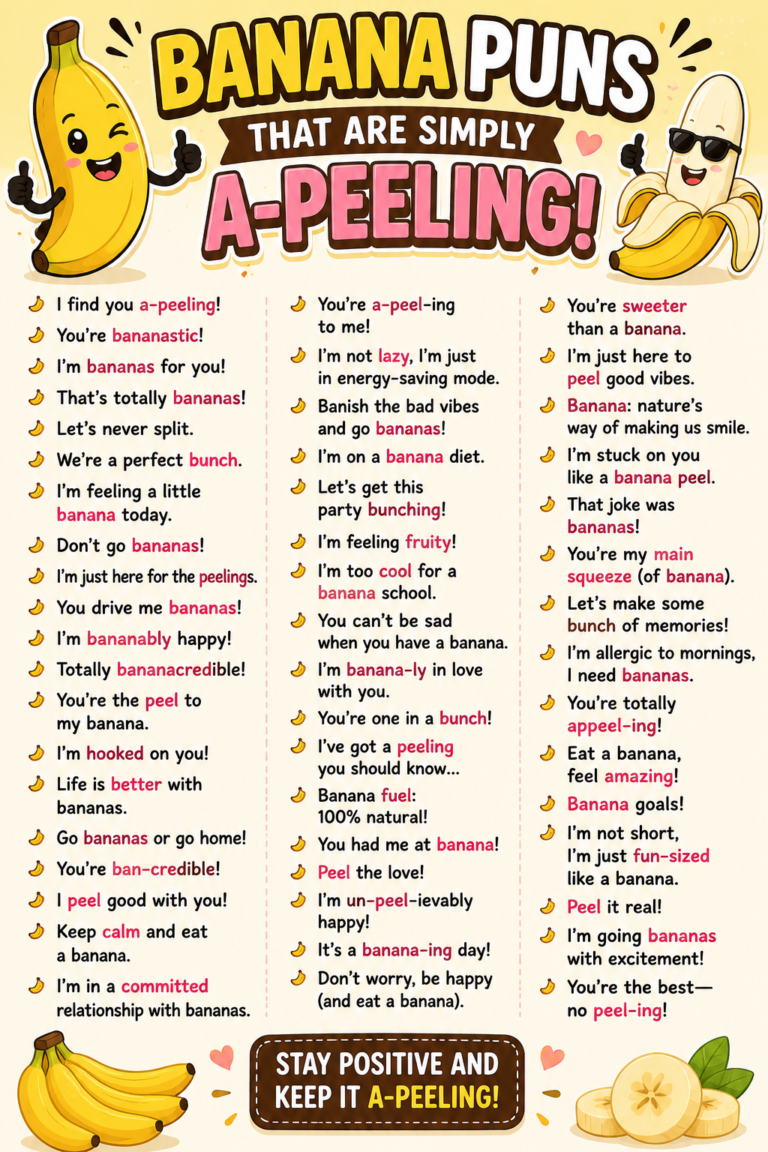 251+ Banana Puns That Are Simply A-Peeling