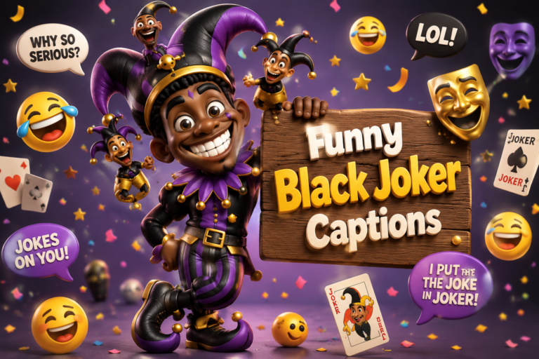 Funny Black Joker Captions