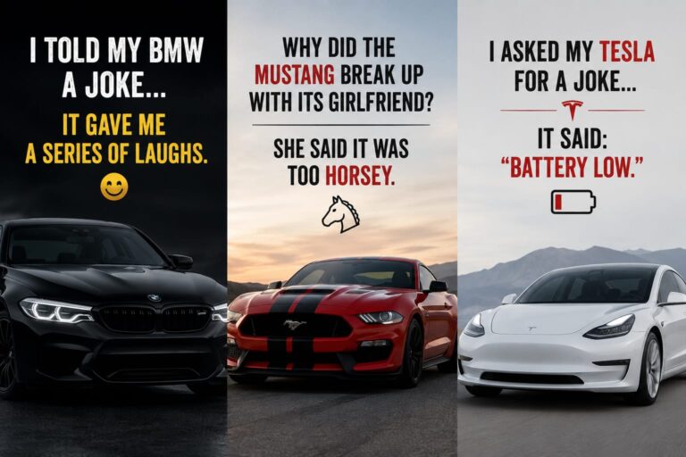 Quick Car Jokes for Social Media