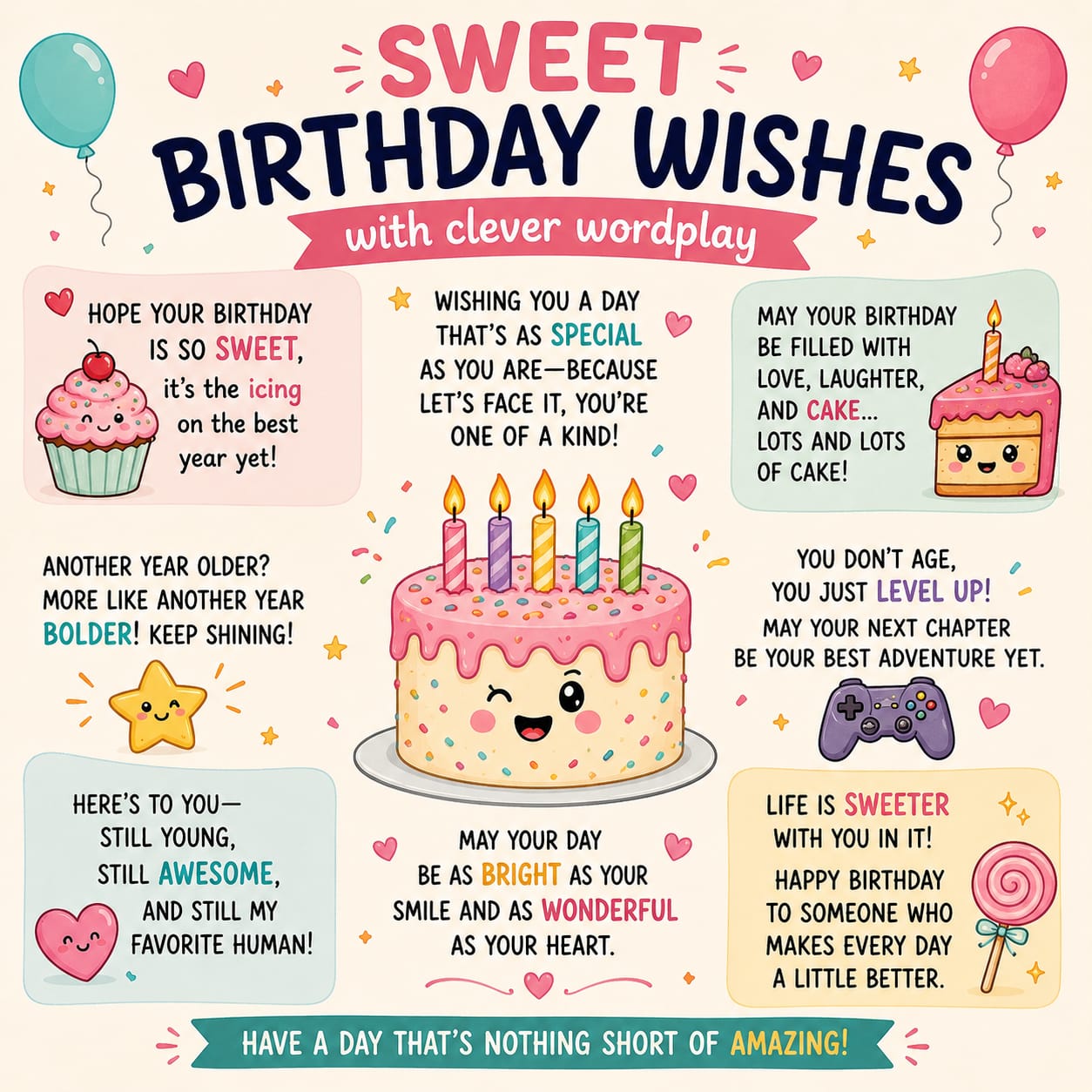 sweet birthday puns