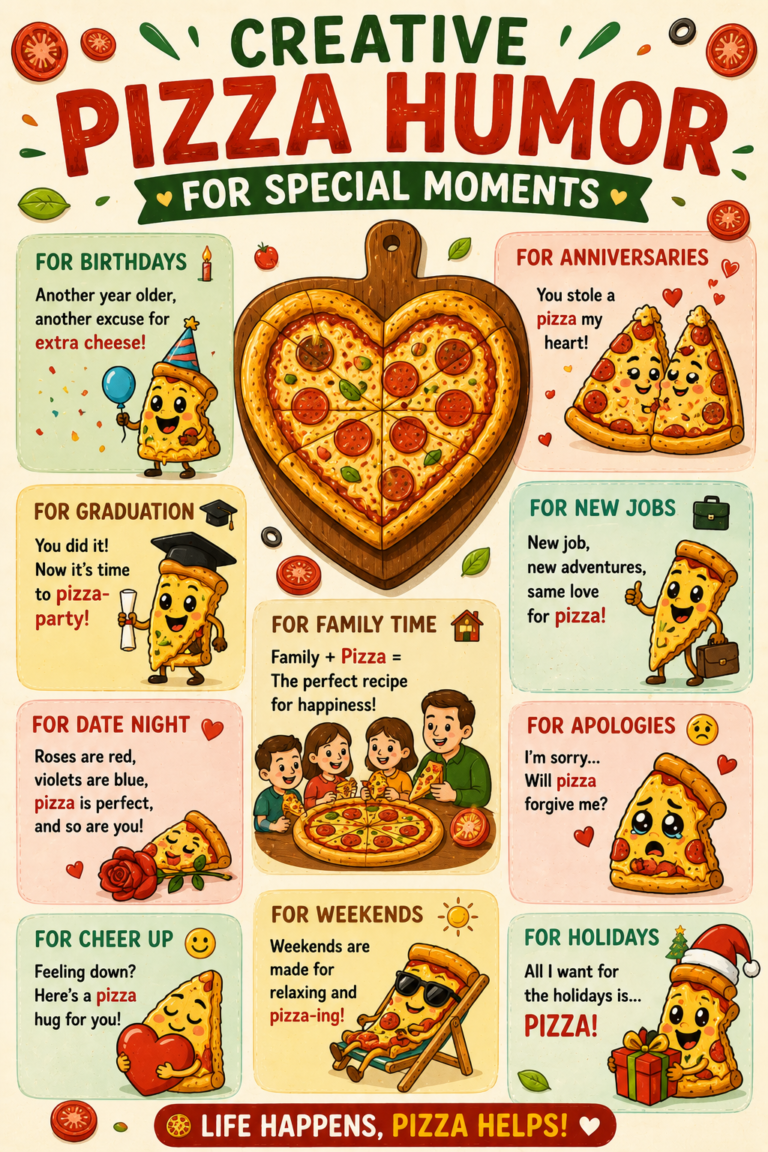Creative Pizza Humor for Special Moments