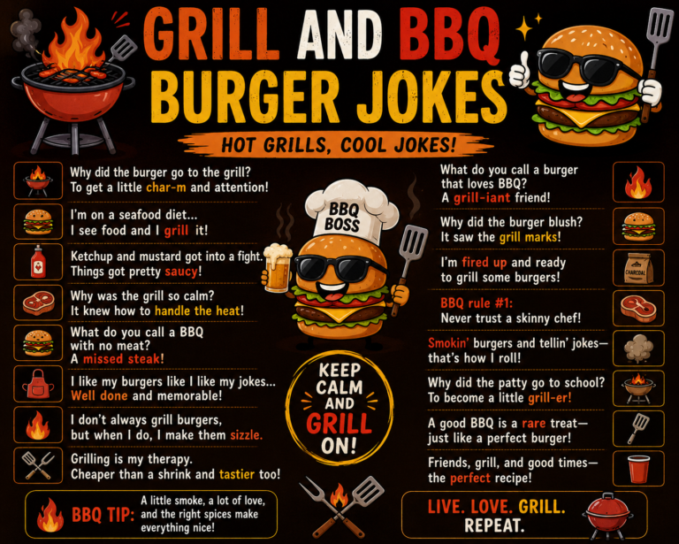 Grill and BBQ Burger Jokes