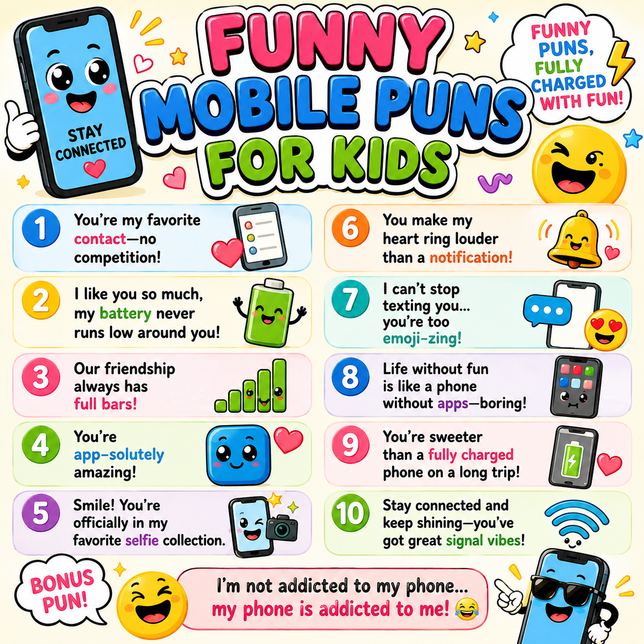 innovative mobile pun for kids