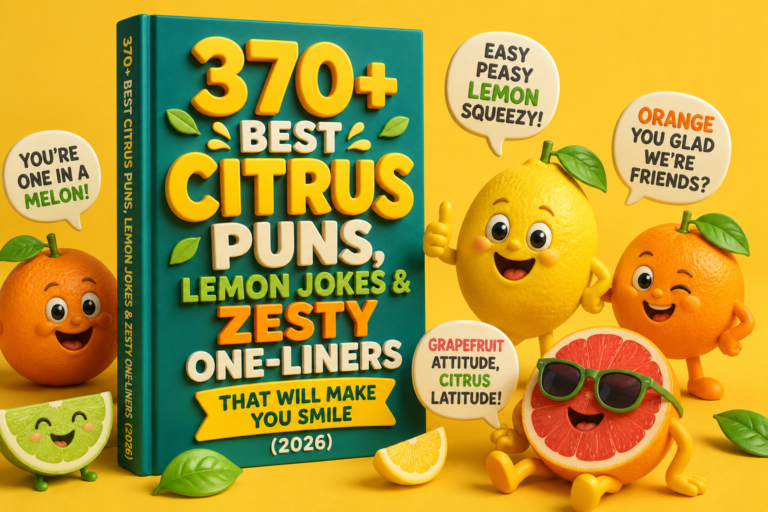 370+ Best Citrus Puns, Lemon Jokes & Zesty One-Liners That Will Make You Smile (2026)