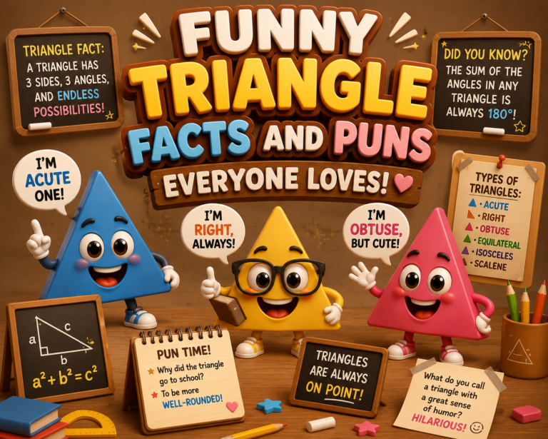 "Funny Triangle Facts and Puns Everyone Loves"