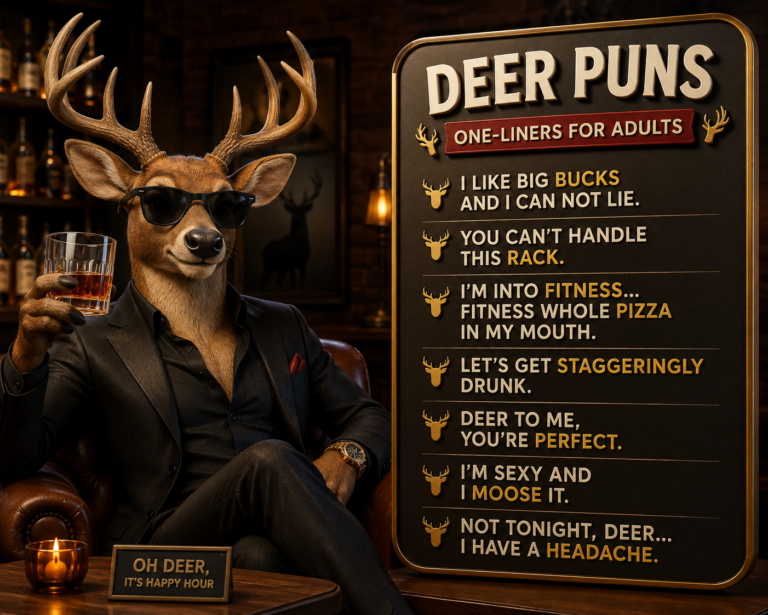Deer Puns One-Liners for Adults