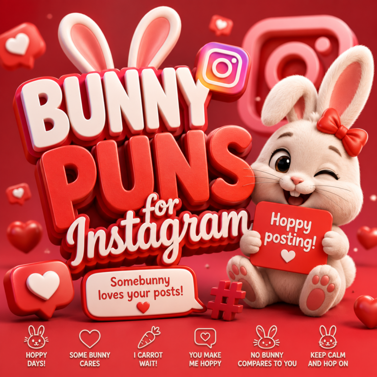 📷 Bunny Puns for Instagram