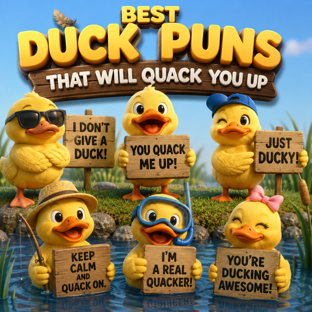 300+ Best Duck Puns That Will Quack You Up in 2026