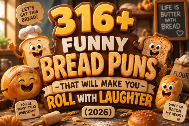 316+ Funny Bread Puns That Will Make You Roll With Laughter (2026)