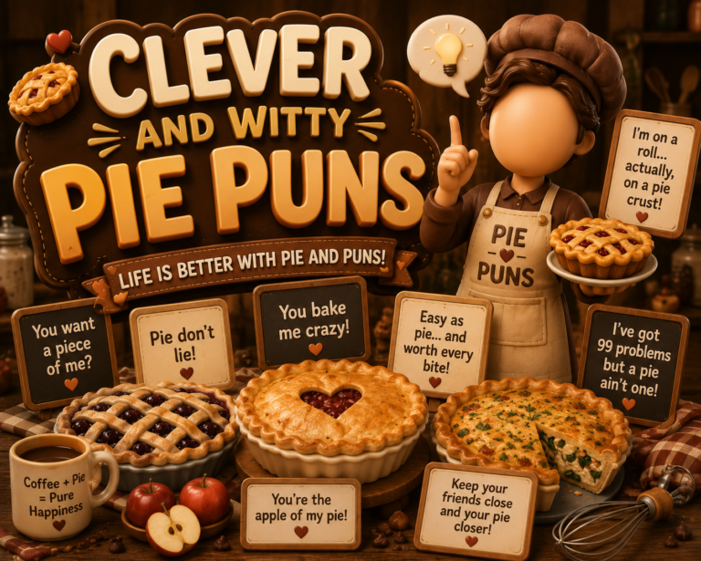 Clever and Witty Pie Puns