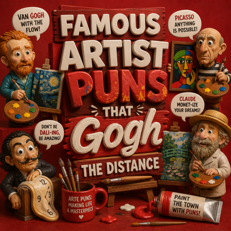 Famous Artist Puns That Gogh the Distance