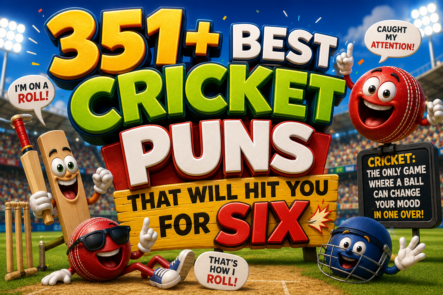 best cricket puns that will hit you for six