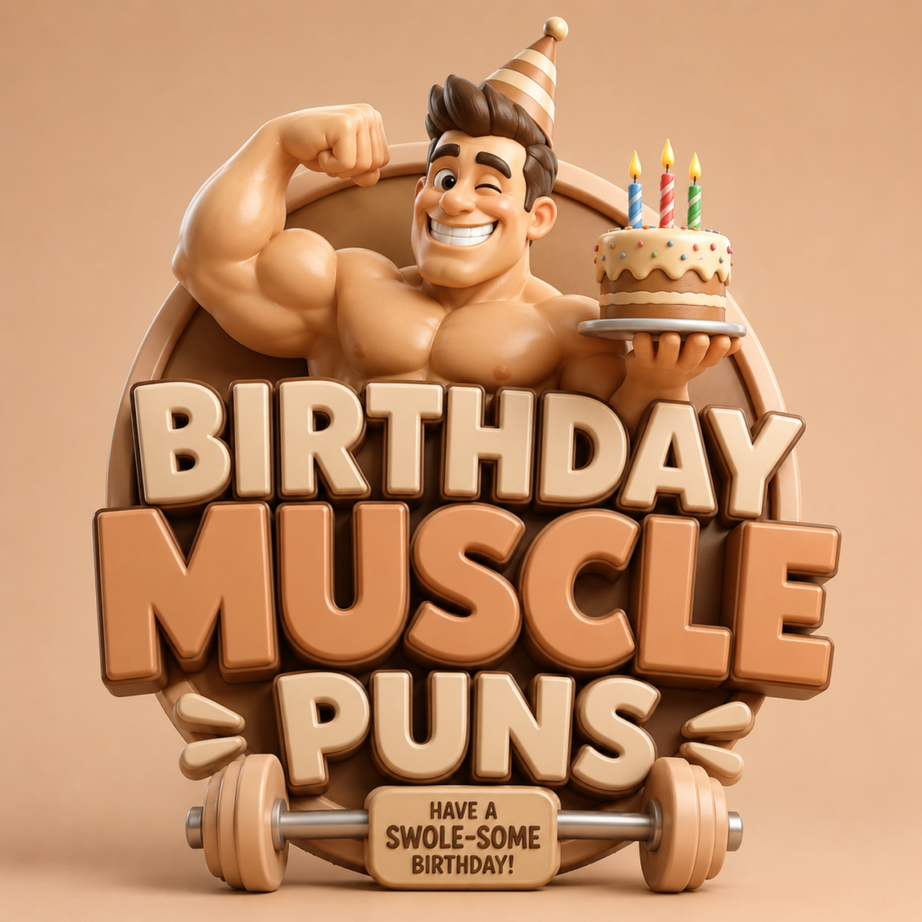 Birthday Muscle Puns