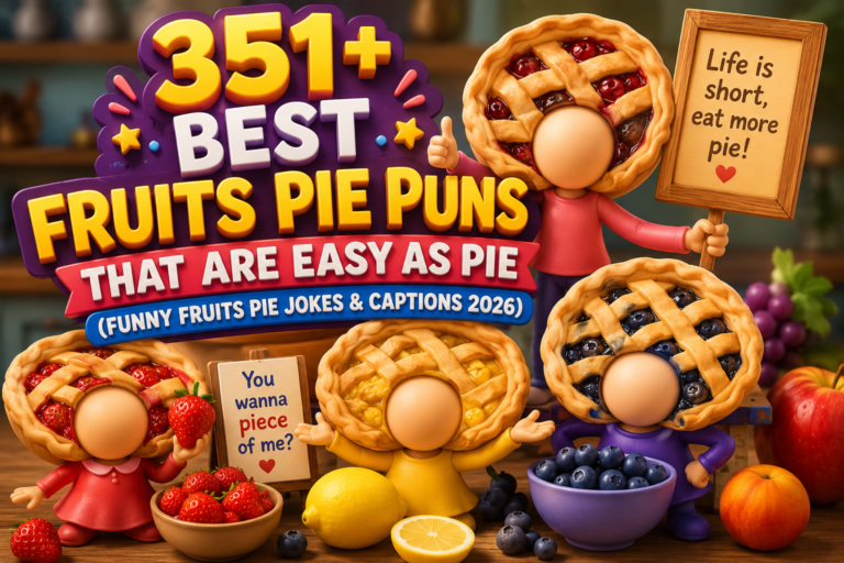 351+ Best fruits Pie Puns That Are Easy as Pie (Funny fruits Pie Jokes & Captions 2026)