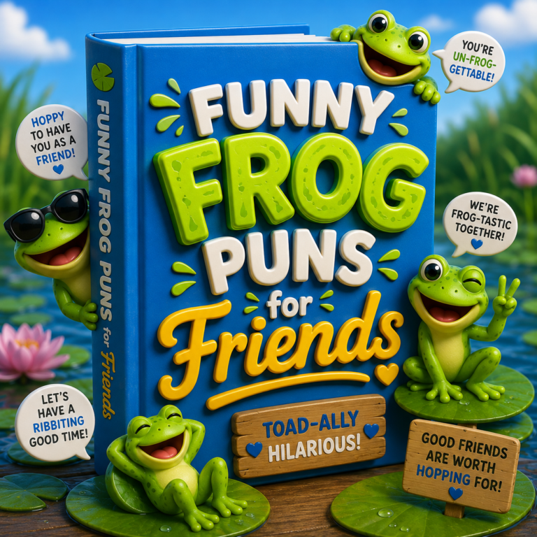 Funny Frog Puns for Friends