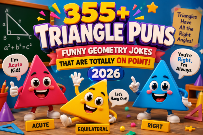 355+Triangle Puns Funny Geometry Jokes That Are Totally on Point:2026