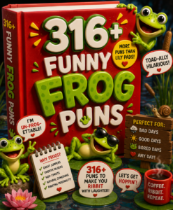 316+ Funny Frog Puns