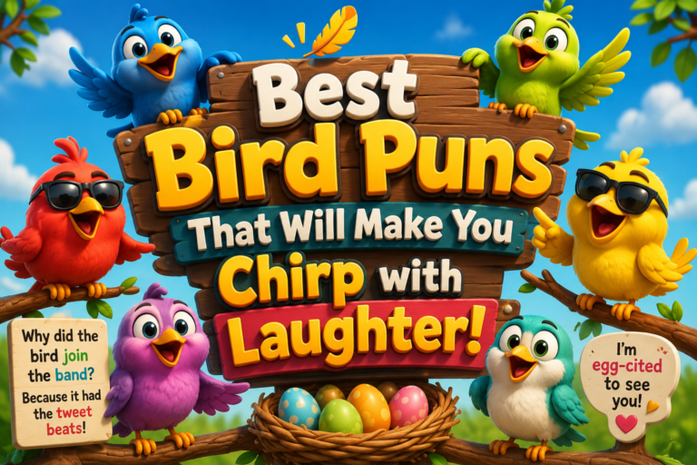 3601+ Best Bird Puns That Will Make You Chirp with Laughter (2026)