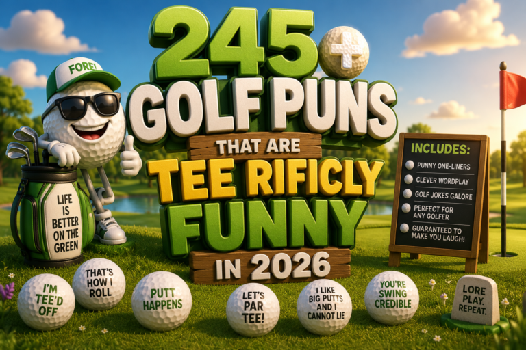 245+ Golf Puns That Are Tee rificly Funny in 2026