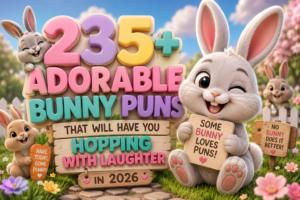 Adorable bunny puns