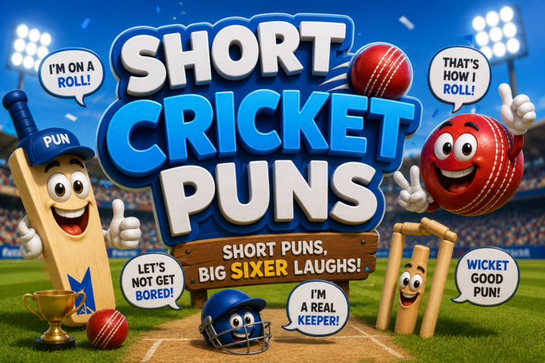 Short Cricket Puns
