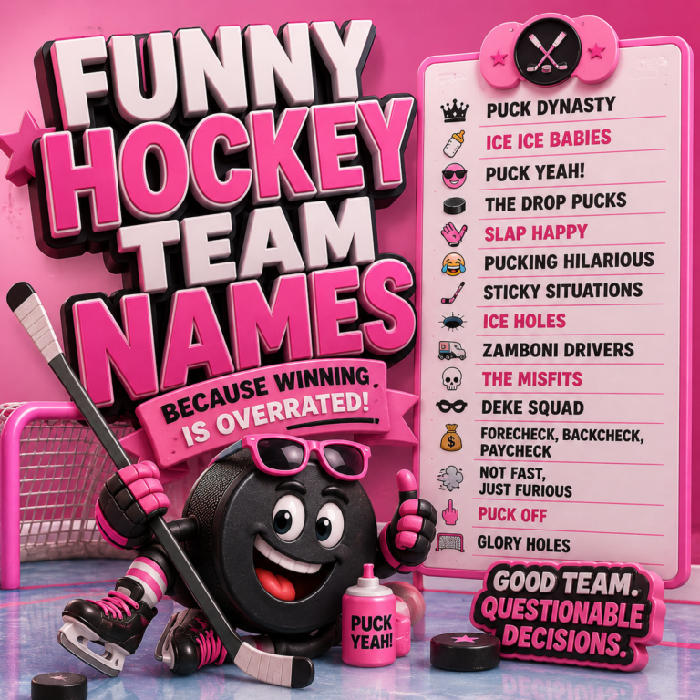 Funny Hockey Team Names