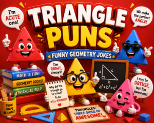 Triangle Puns Funny Geometry Jokes