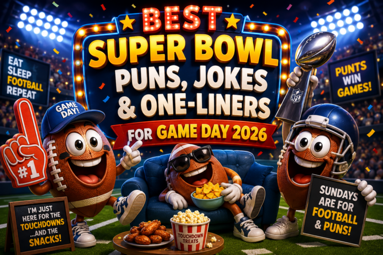  Best Super Bowl Puns, Jokes & One-Liners for Game Day 2026