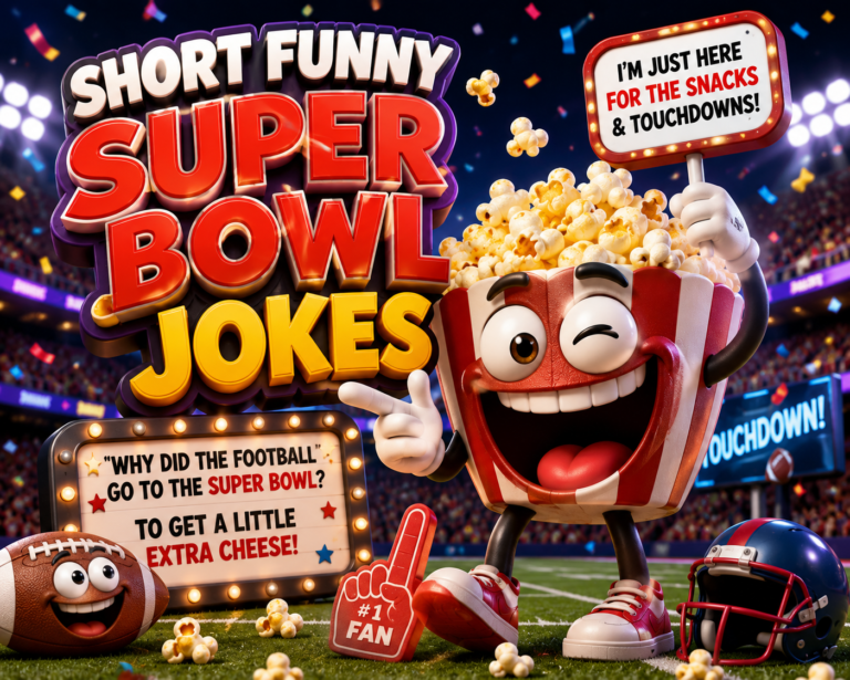 🤣 Short Funny Super Bowl Jokes