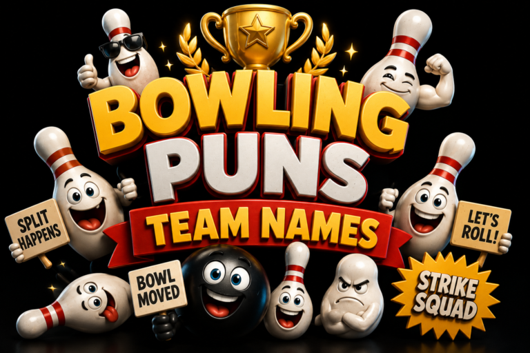 🏆 Bowling Puns Team Names