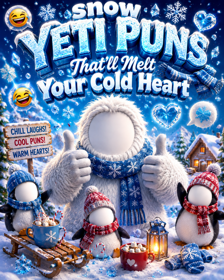 🧊 Funny Yeti Puns That'll Melt Your Cold Heart