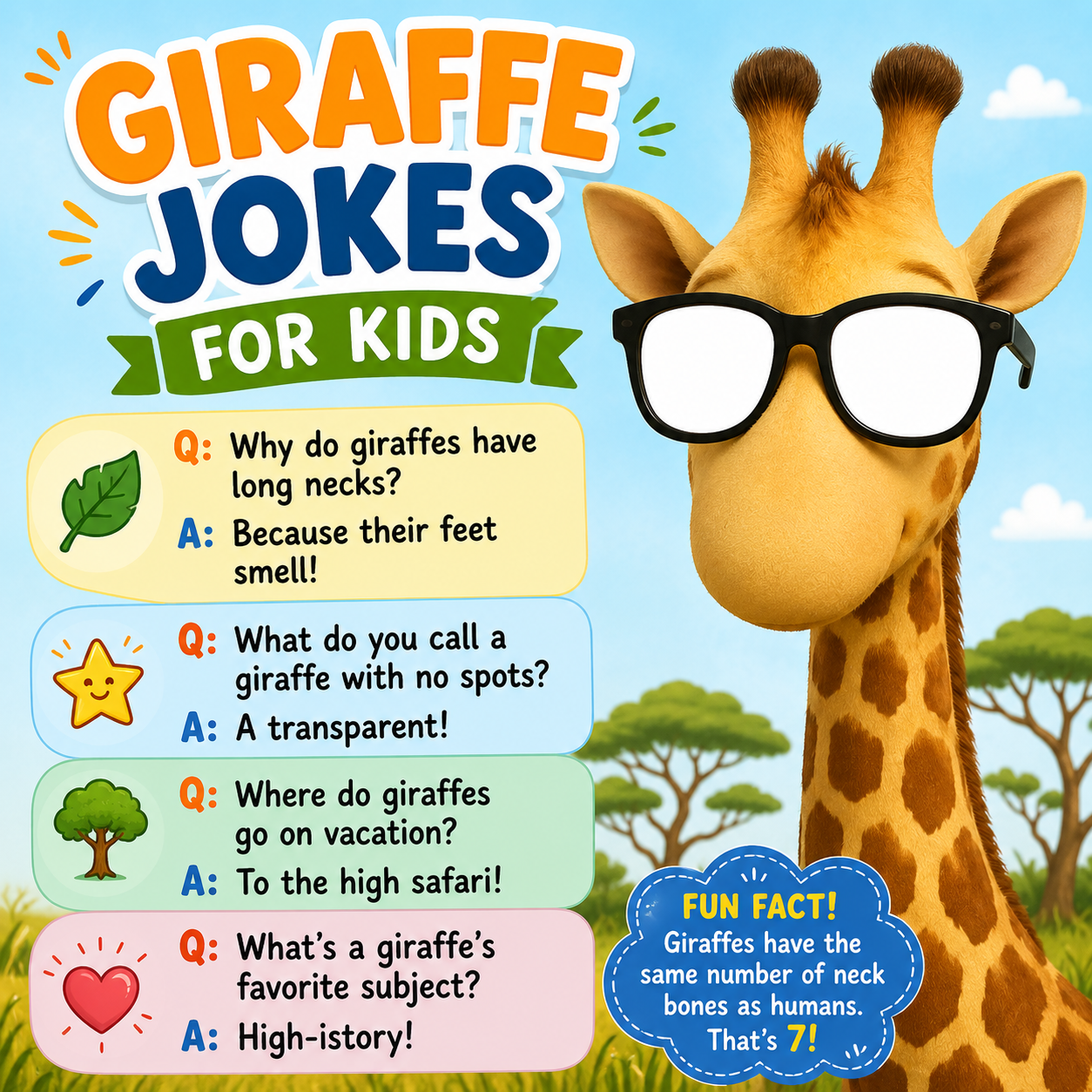 Giraffe Jokes for Kids