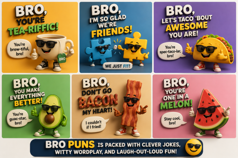  Best Bro Puns That Will Make Every Dude Laugh (2026)