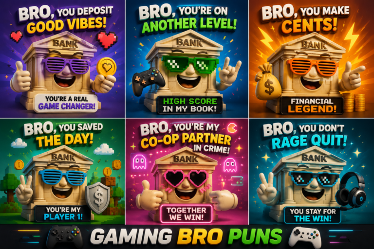 Gaming Bro Puns